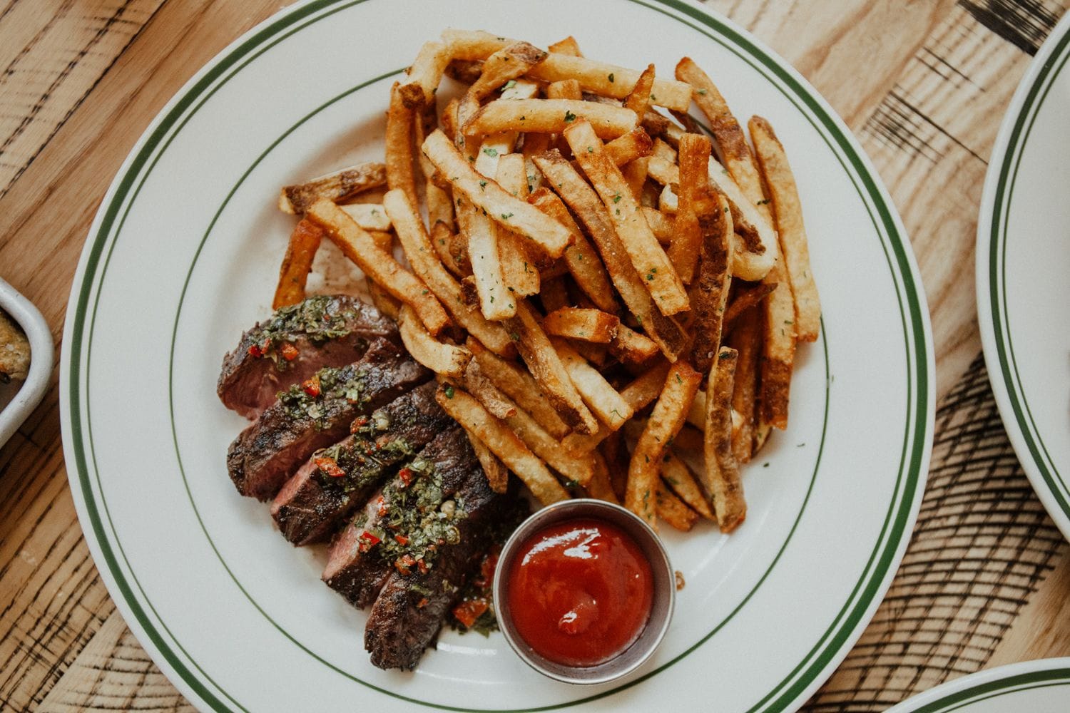 Steak frites at Provender Hall